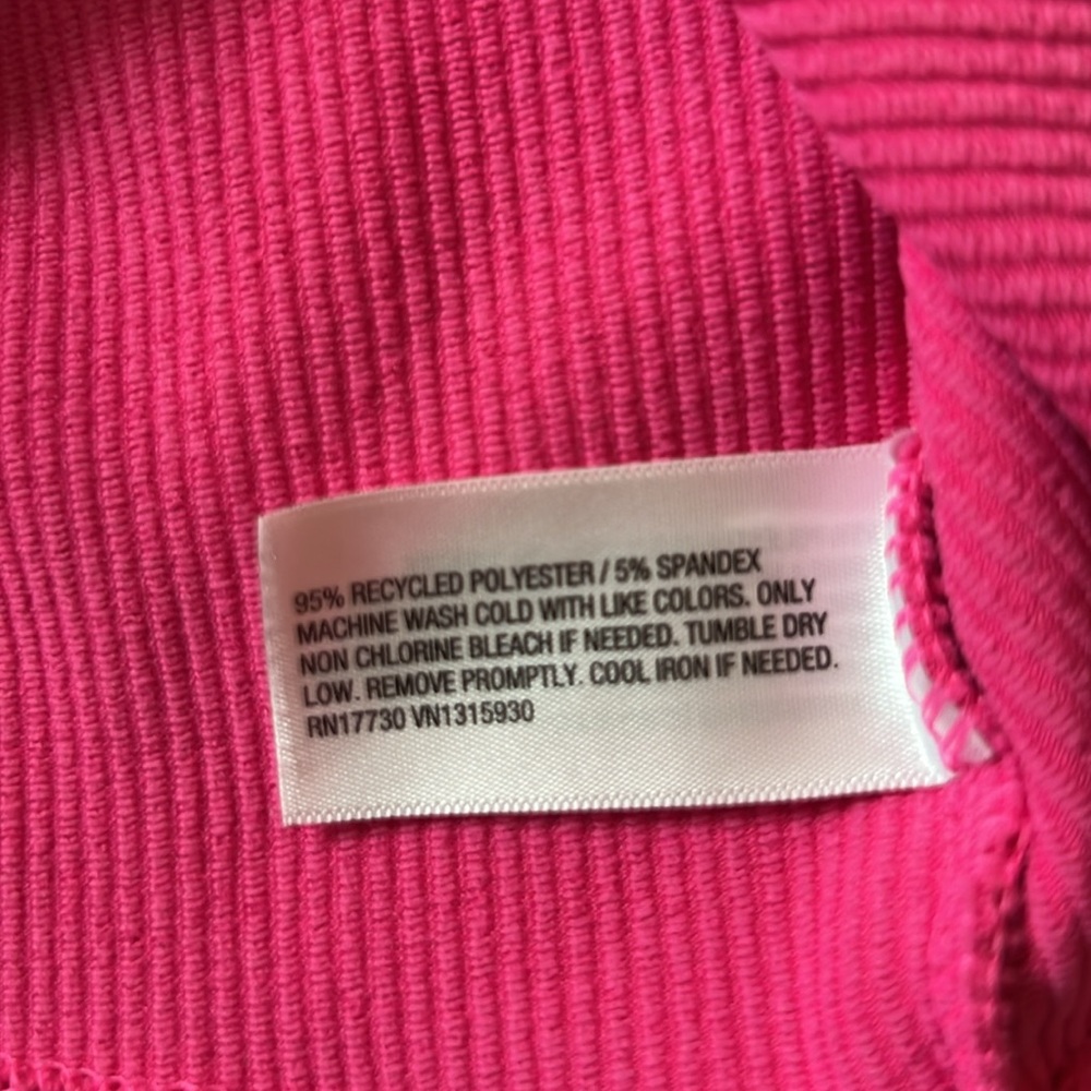 Wild Fable Pink Rib Knit Tank Medium - Picture 5 of 5